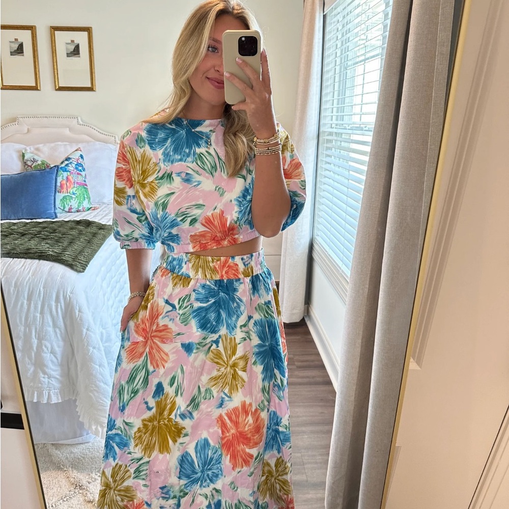 Ally Floral Set - White Multi